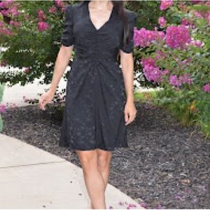 Jill Stuart black floral dress size 6